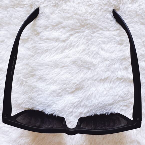 Lola Matte Black Polycarbonate Sunglasses - Picture 3 of 11